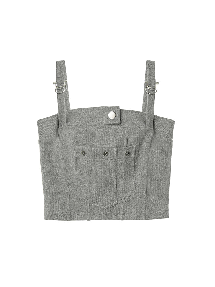 THREE-DIMENSIONAL POCKET VEST &amp; CASUAL PANTS