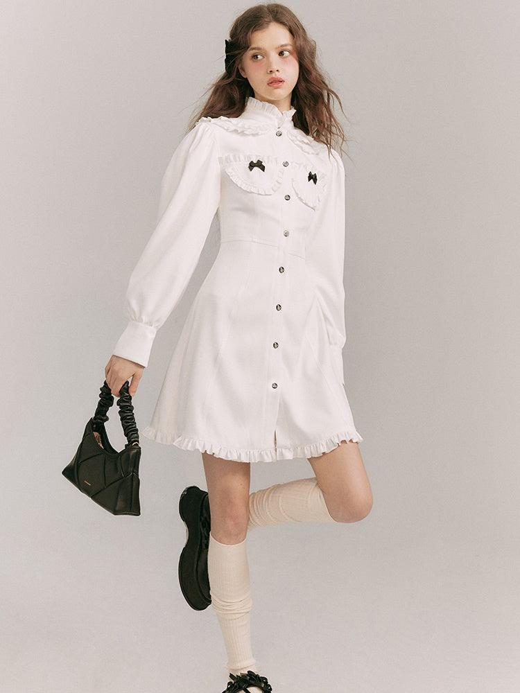 Fairytale Double Collar Shirt Dress