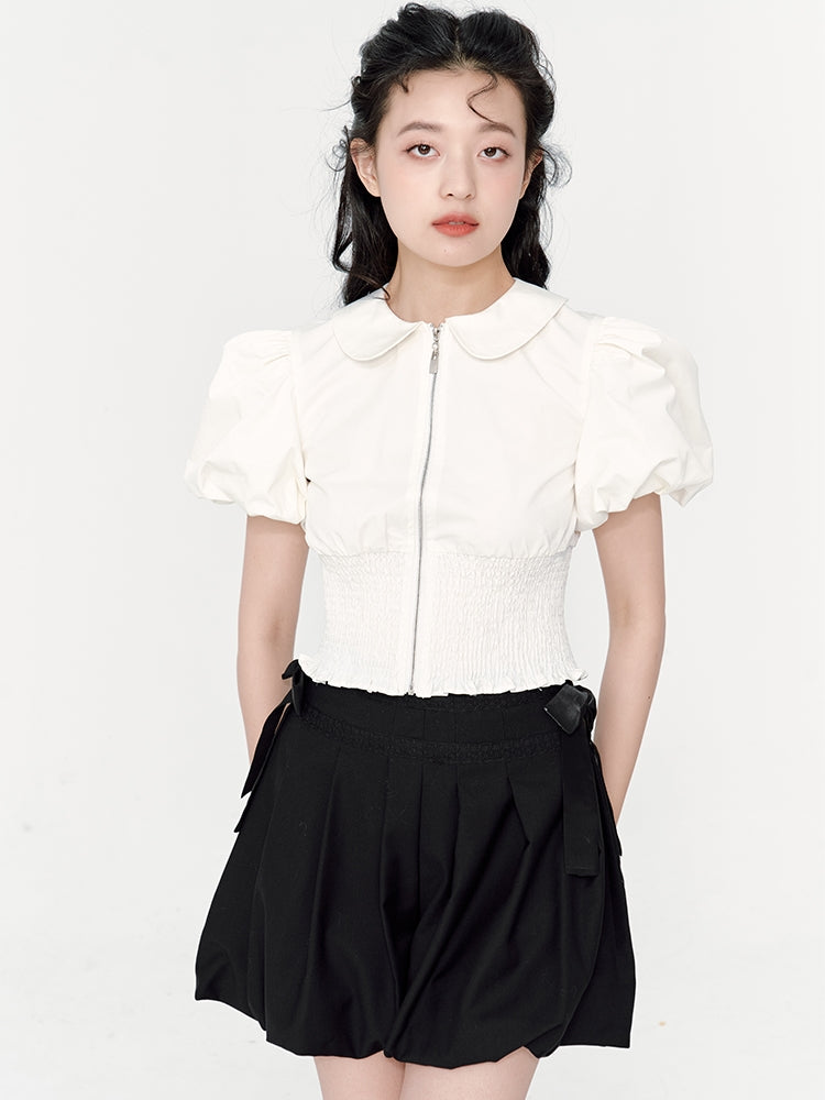 PLEATED BLOOMERS CULOTTES