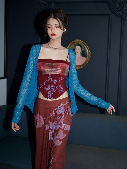 New Chinese EMBROIDERY CAMISOLE