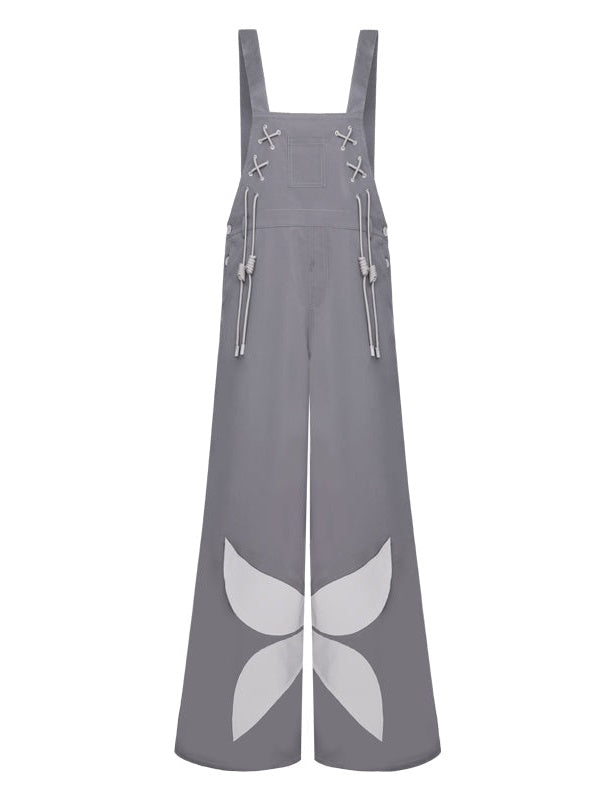 Cross Tie Butterfly Overalls