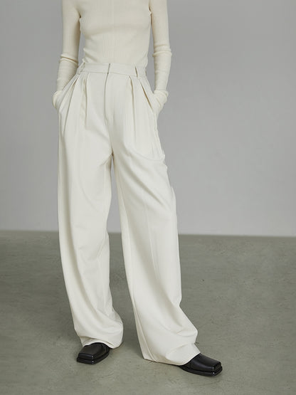 MATURE LOOSE WIDE-LEG LOOSE PANTS