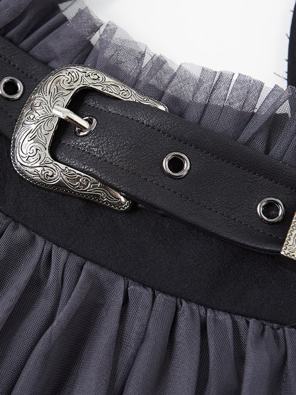 Robe à suspense de ceinture de ceinture