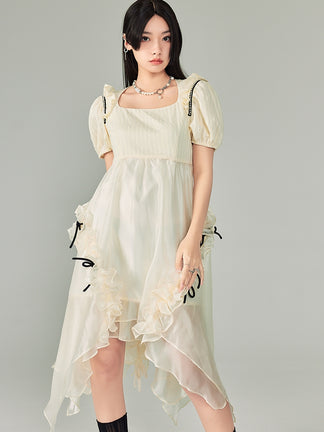 Fairy Mesh Square Dress --Diddi Moda – ARCANA ARCHIVE