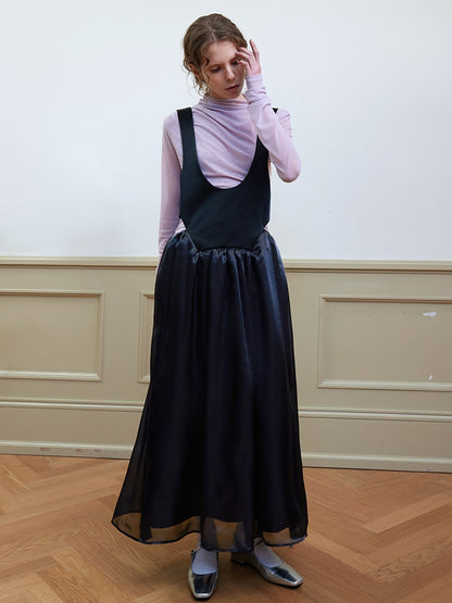 U-shaped Suspender Skirt