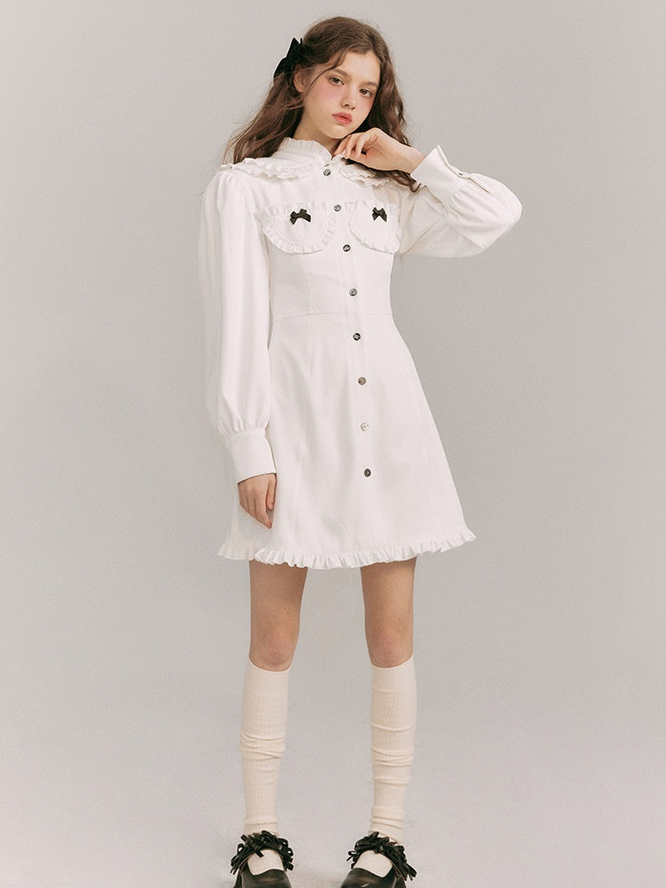 Fairytale Double Collar Shirt Dress