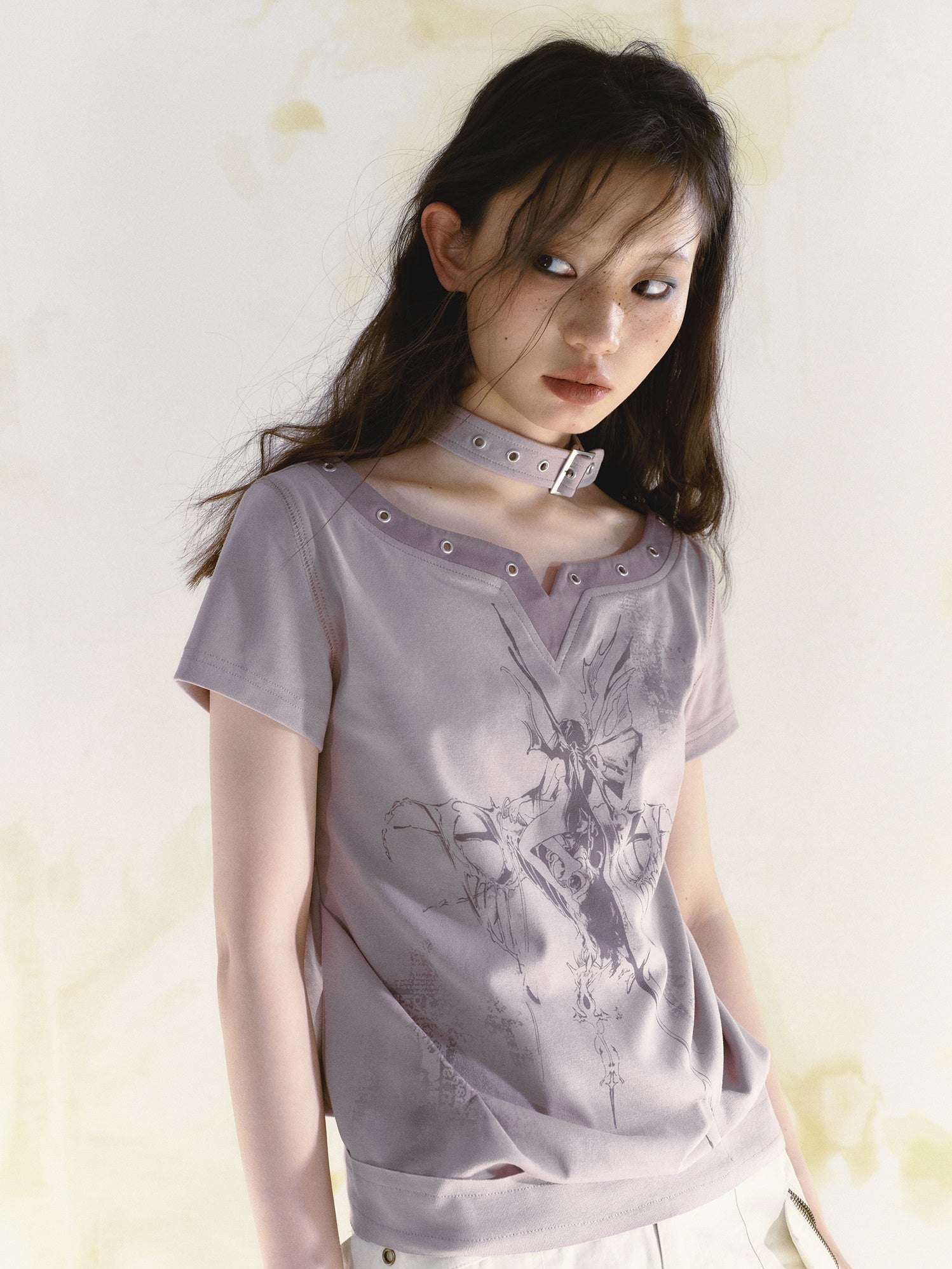 T-shirt imprimé pour filles papillon