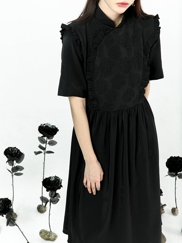 MID-LENGTH CHEONGSAM Fringe Dress