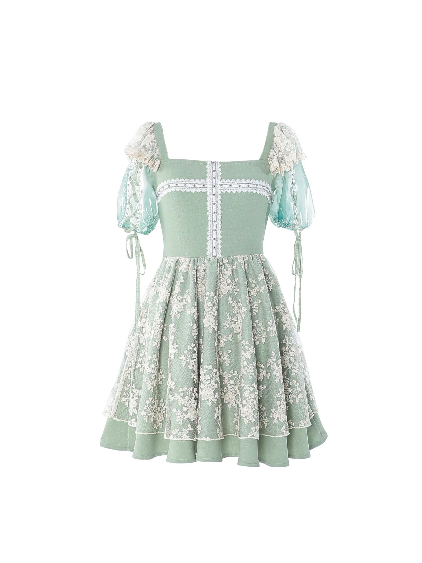 Hollow Strap Stitching Cross Flying Sleeve Dress Hollow Strap Stitching Cross Flying Sleeve Dress