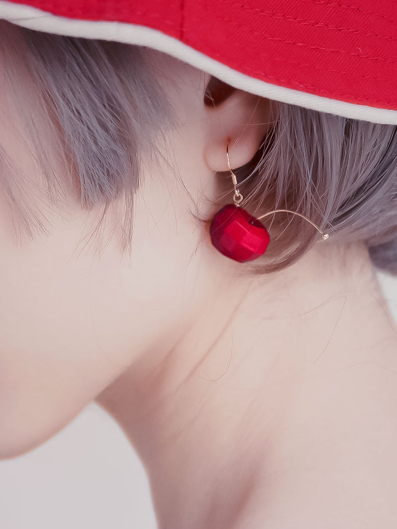 Red Cherry Earrings