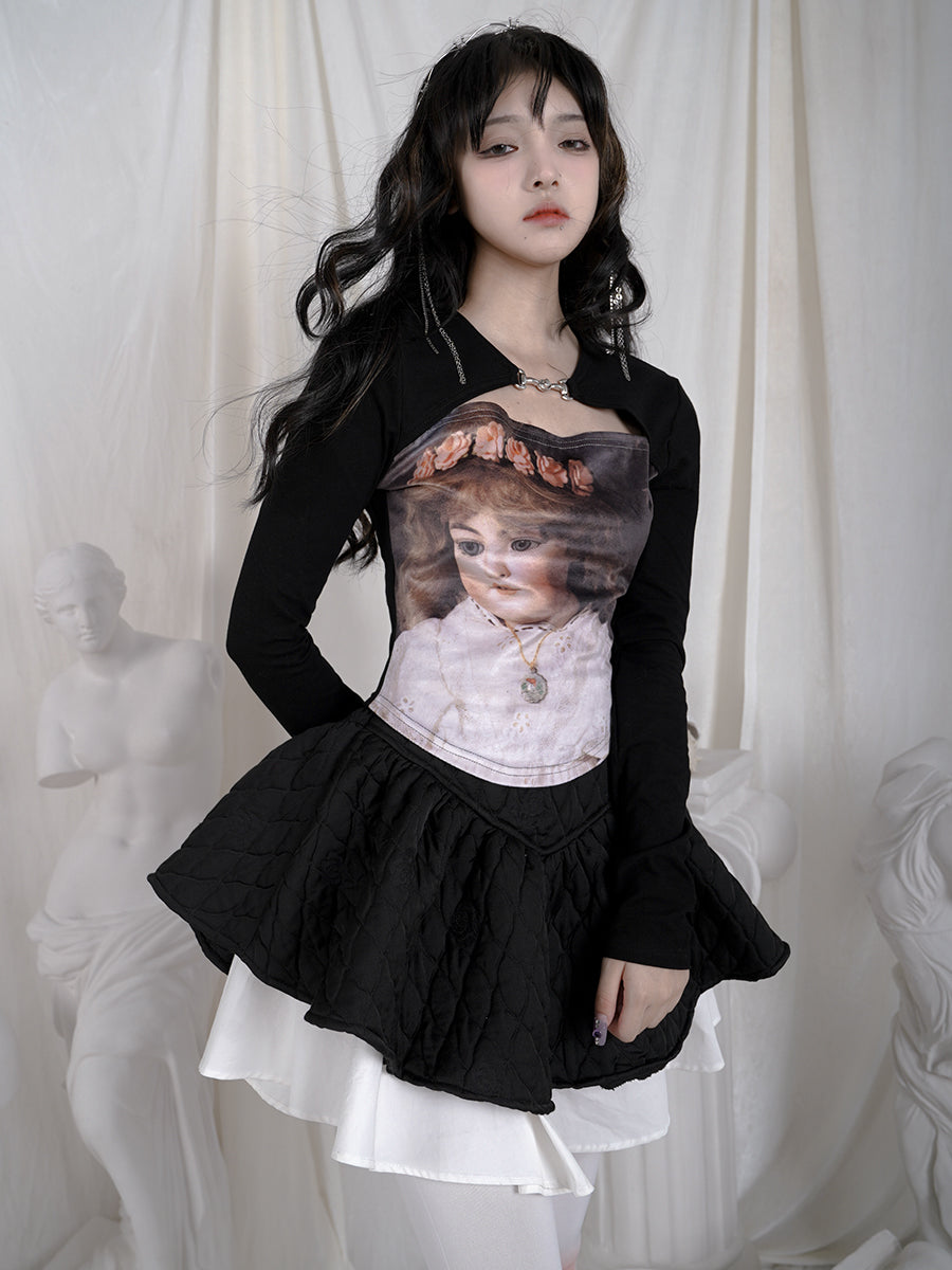 Angel Face Retro Front-Cutcutsew