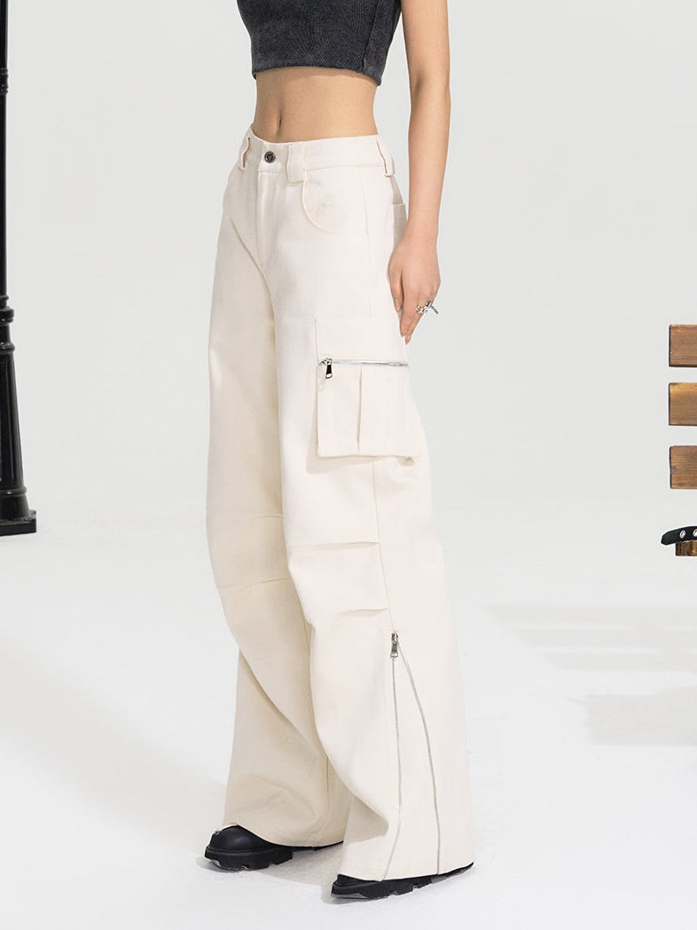 High Waist Strait Leg Pants