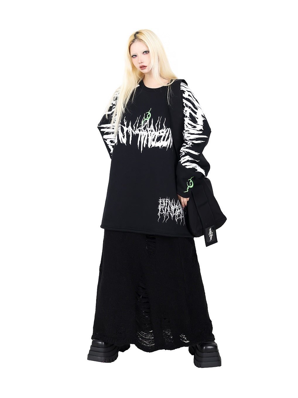 Impact Letter Printing Loose Pullover