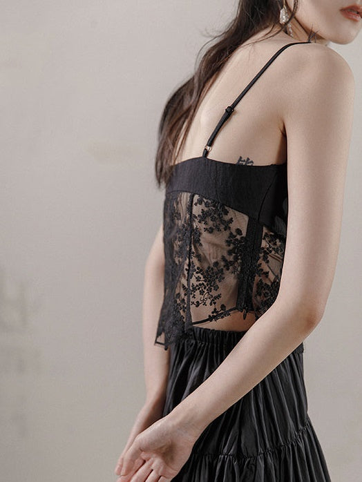 Lace Jacquard Camisole