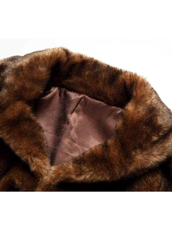 Imitation FUR THICK COAT