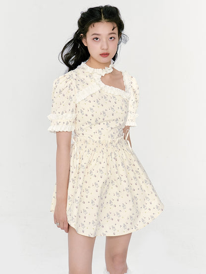 Robe de fille imprimée de lapin