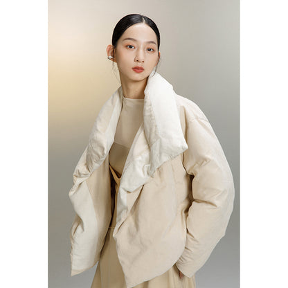 White Duck Down Short Jacket