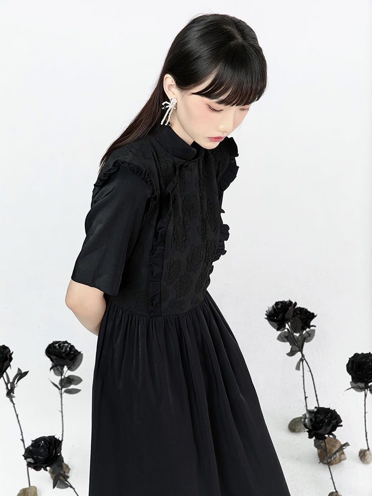 MID-LENGTH CHEONGSAM Fringe Dress