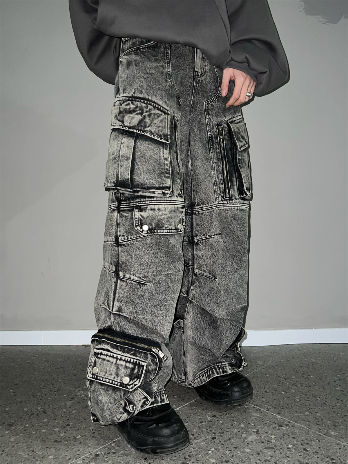10,692円PEOPLESTYLE Style Multi Pocket Jeans