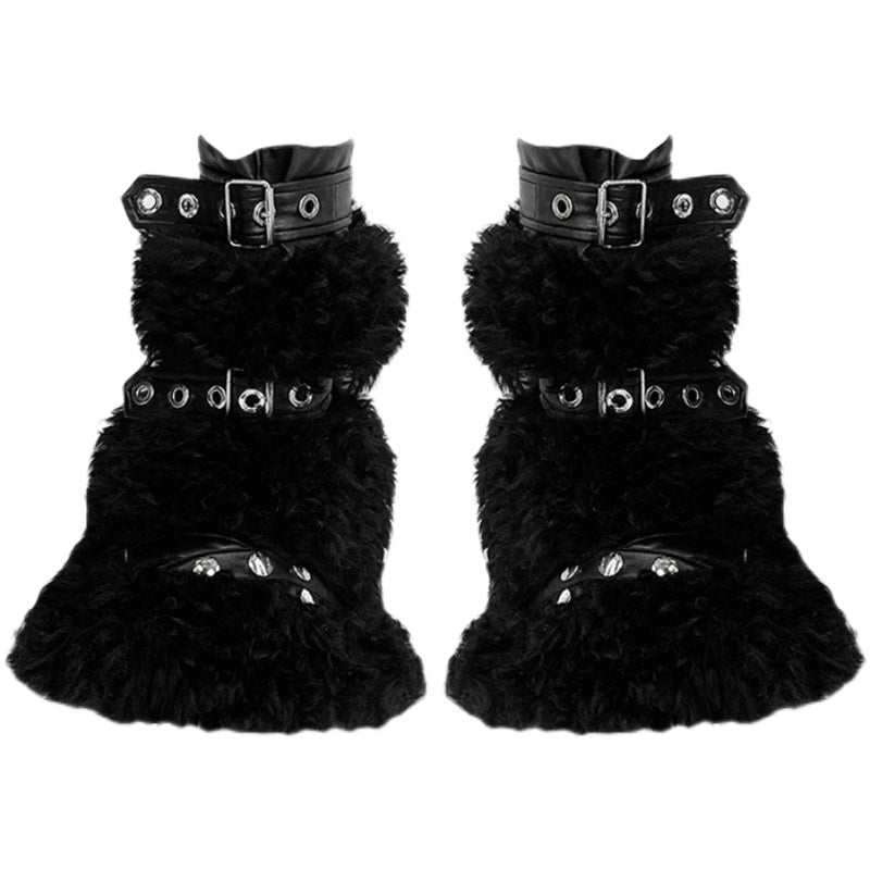 FUR Stitching Decorative Leg-Cover