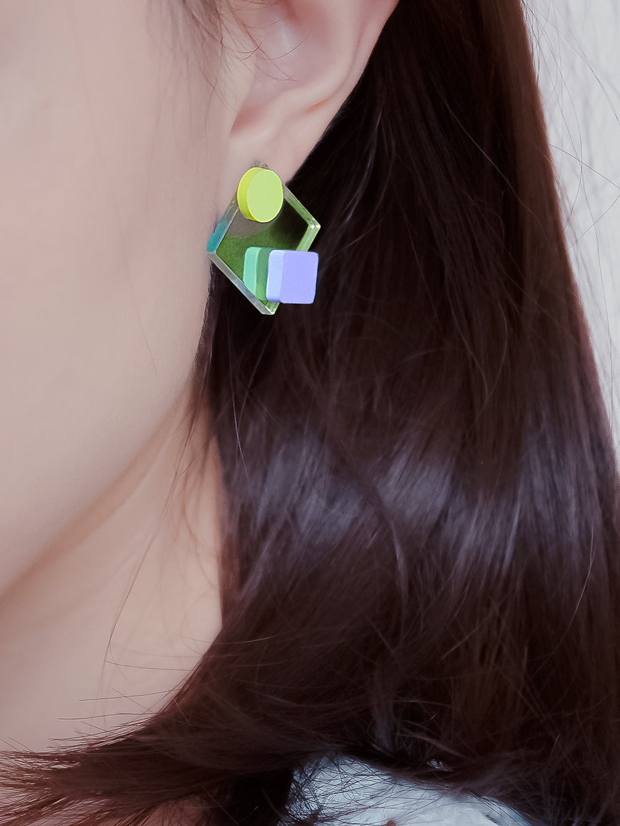 Simple Square Earrings