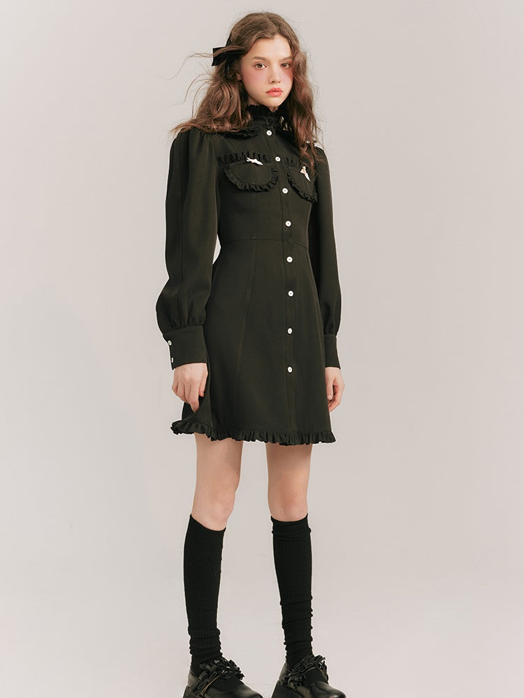 Fairytale Double Collar Shirt Dress