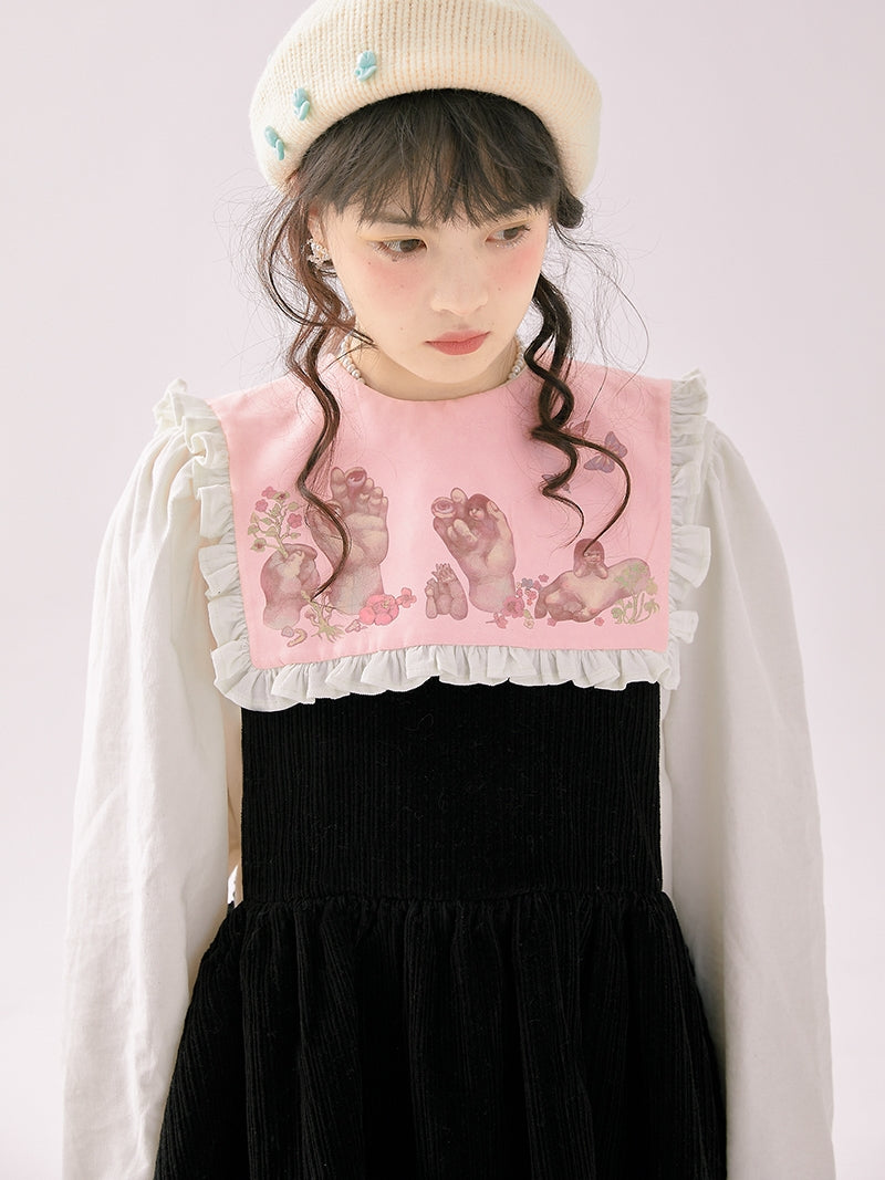 Eerie Frill Lace Girly Blouse