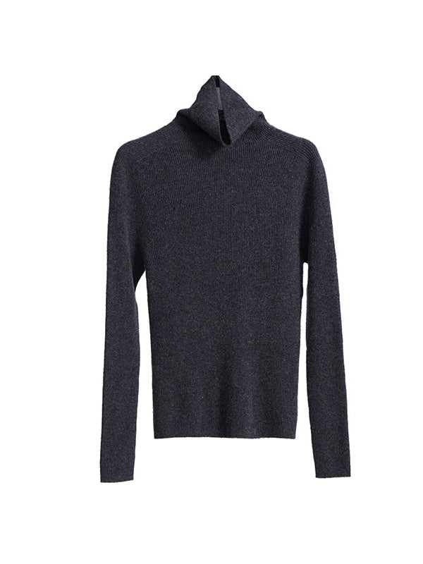 PURE WOOL TURTLENECK SWEATER