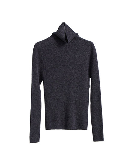 Pure Wool Turtleneck Sweater