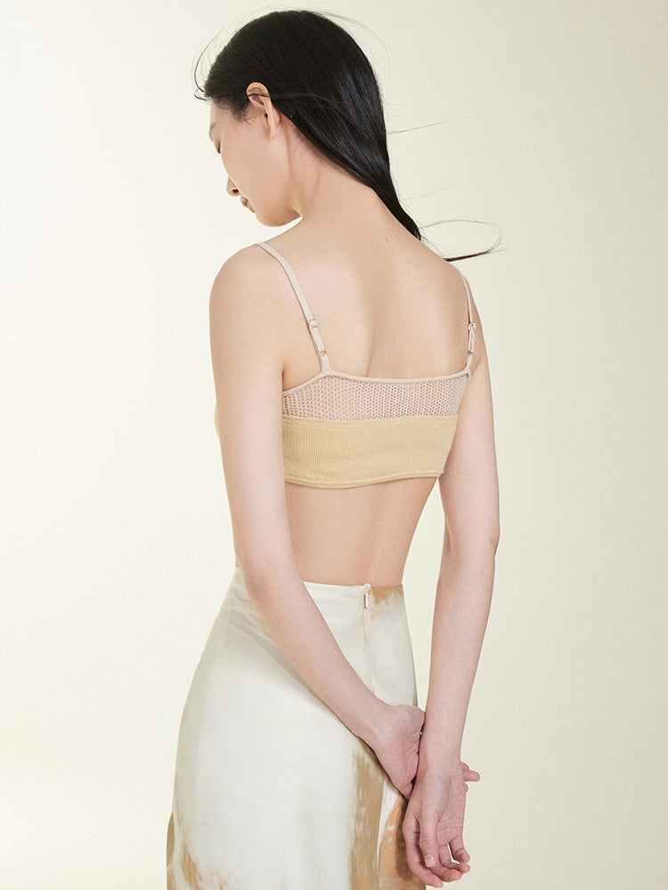 Layered Thin Shoulder Strap BRA TOP