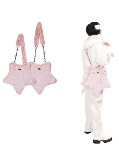 Furry Star One Shoulder Bag