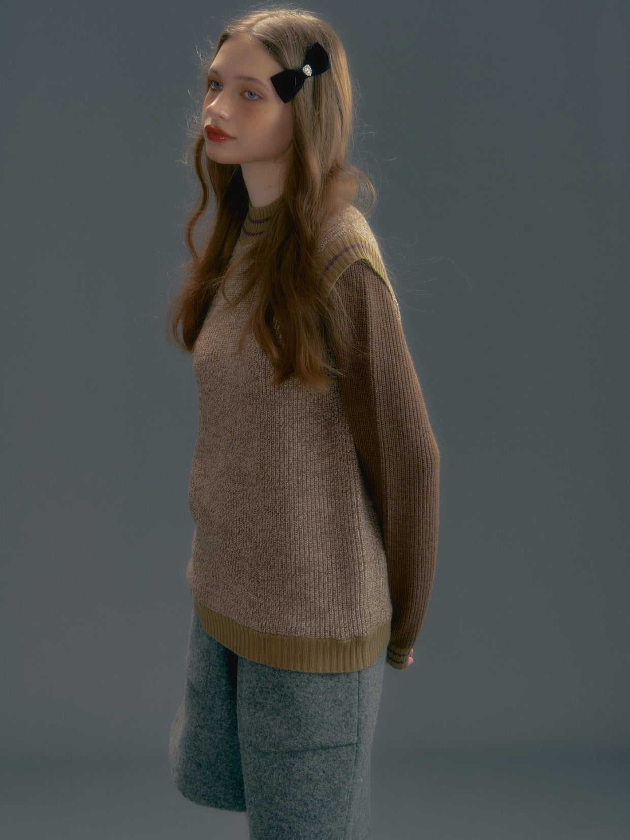 Color Contrast Sweater – ARCANA ARCHIVE