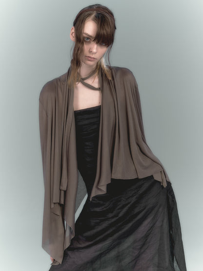 Asymmetrical Loose Outer Cardigan