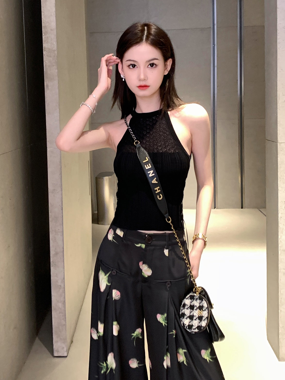 SUMMER COOL HOLLOW SLEEVELESS KNIT