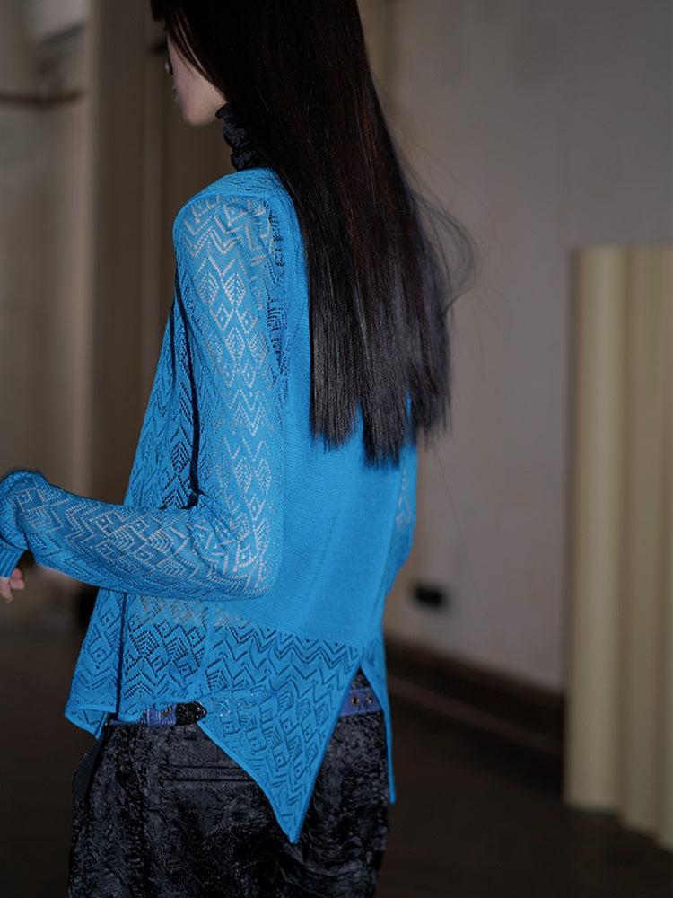 Knit Thin Long-Sleeed Cardigan