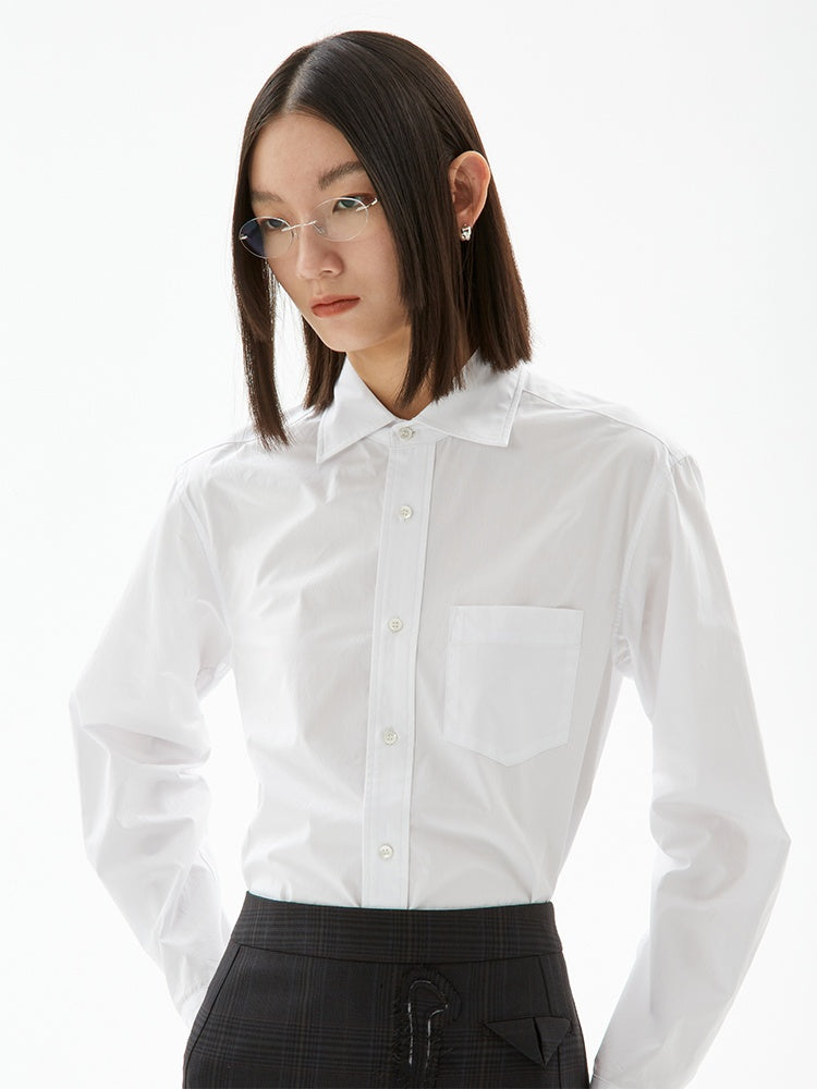 Cotton Neutral White Shirt