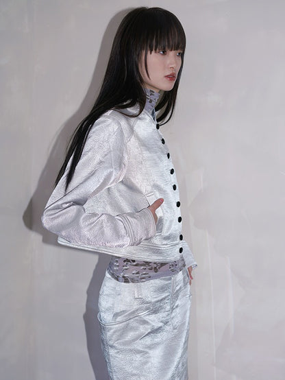 Light Sensitive Cropped Jacket