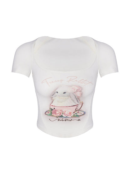 TEACUP Rabbit Short Sleeve T-Shirt &amp; Camisole