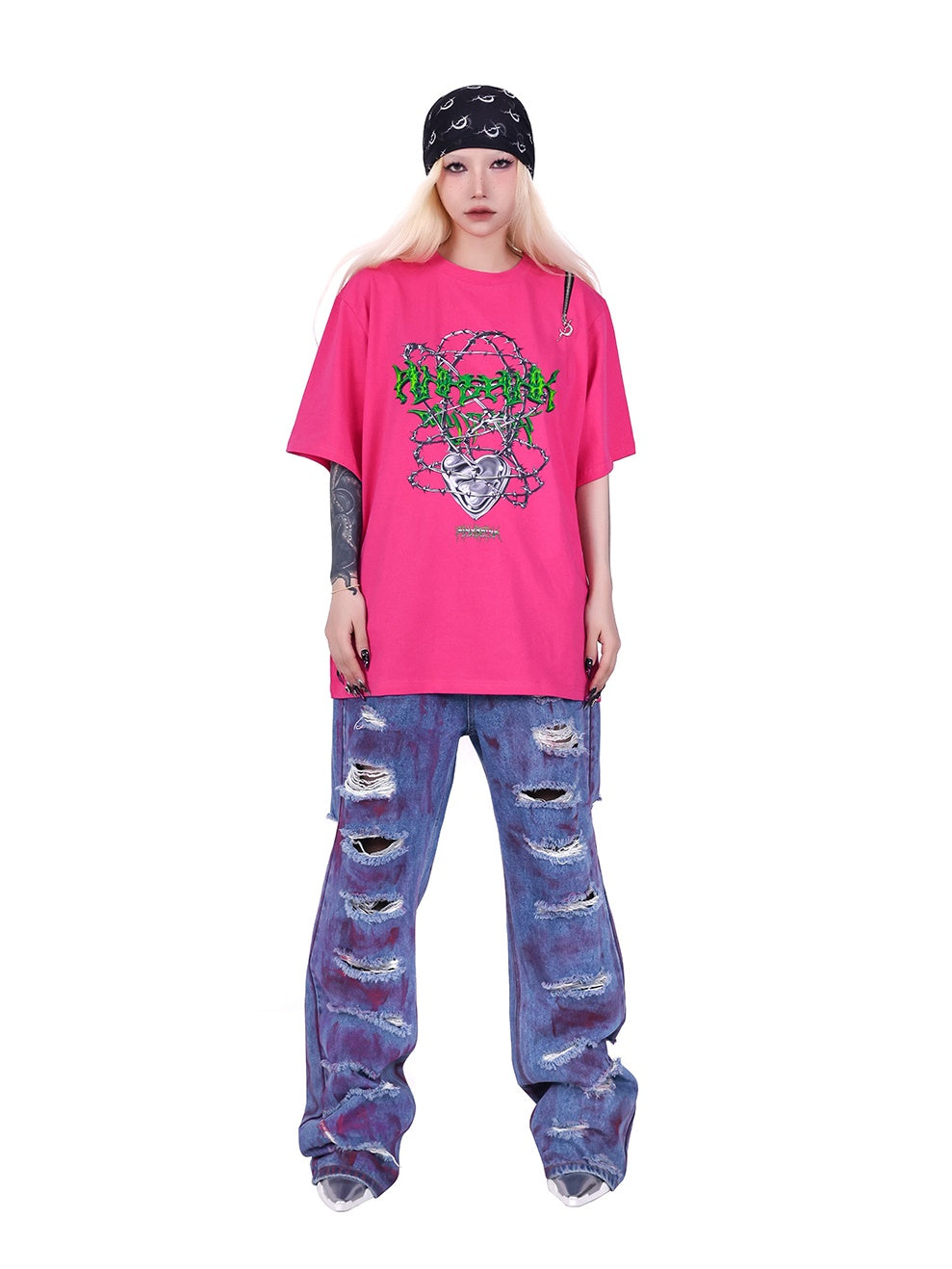 Ultra-Ripped Genderless Loose Jeans