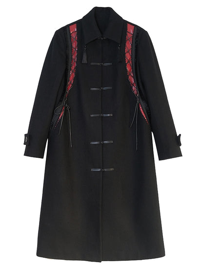 Nichi Back-Print Long-Coat