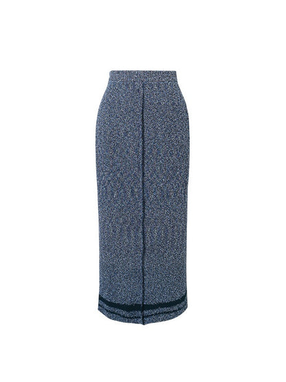 Long Straight Knit Skirt