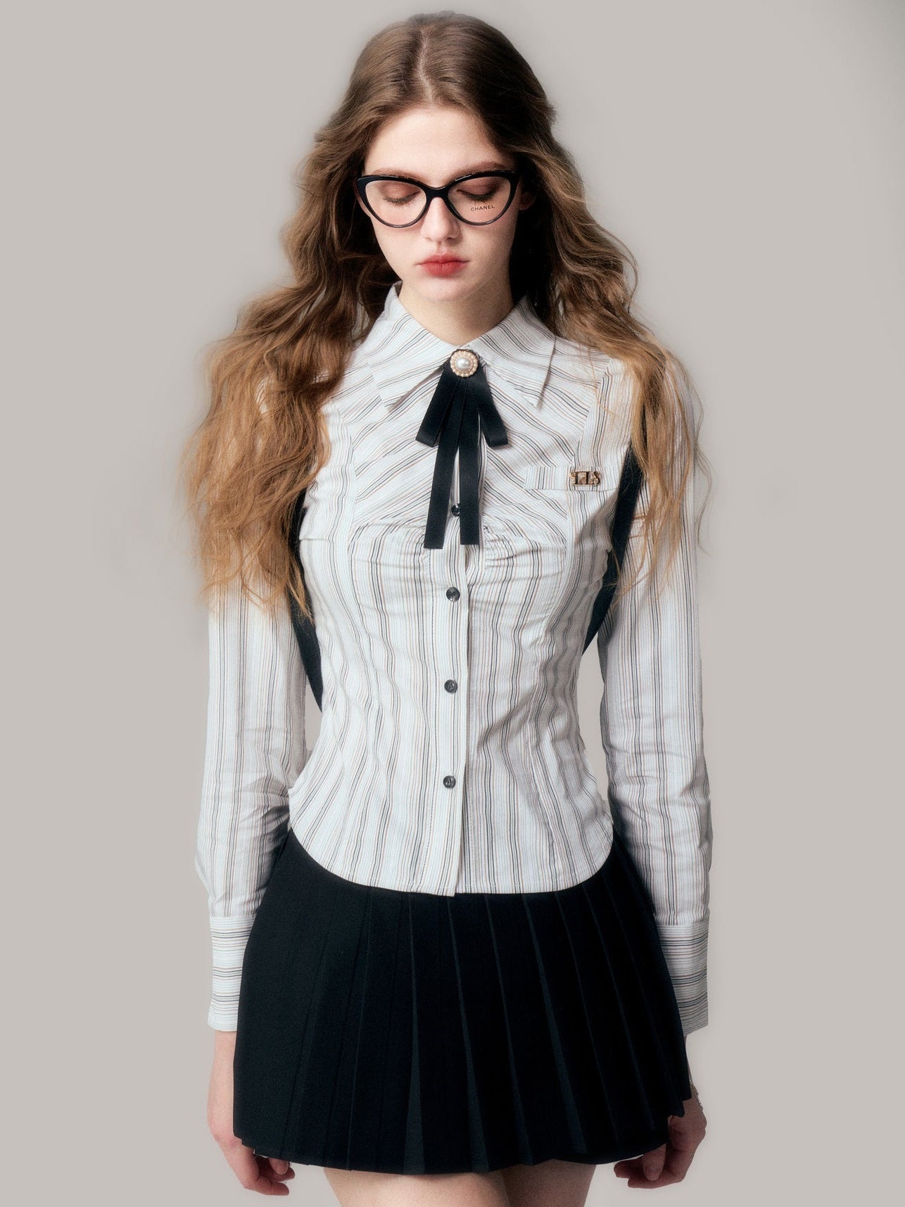 Long-sleeved Striped Shirt