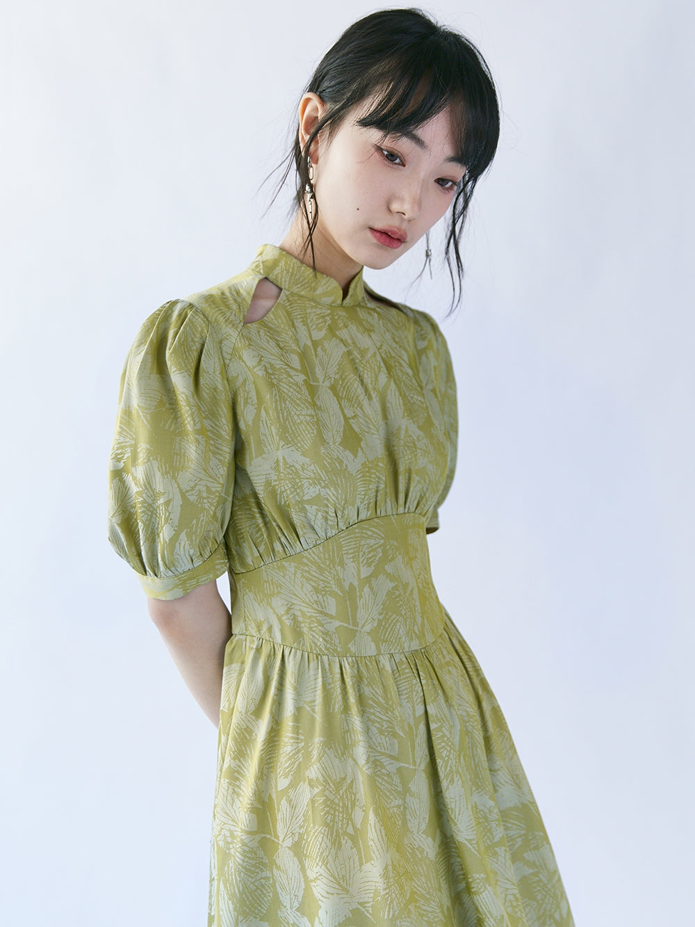 개선 된 Cheongsam Short Dress