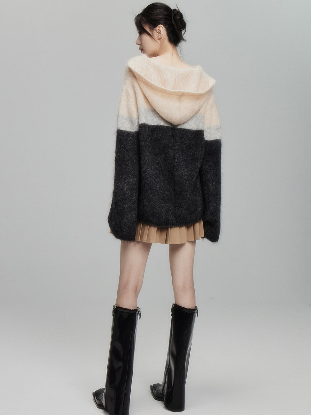 Mohair Colorblock Sweater