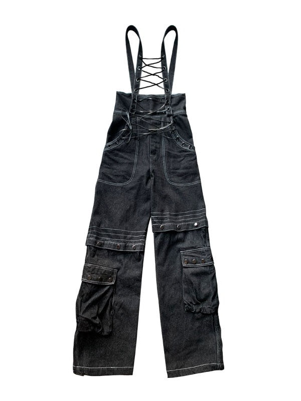 ANGLAN】Suspenders Denim Pants股下は何センチでしょうか - スラックス