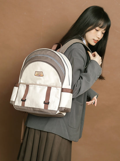 Contrast Color Backpack