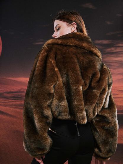 Imitation Fur Thick Coat