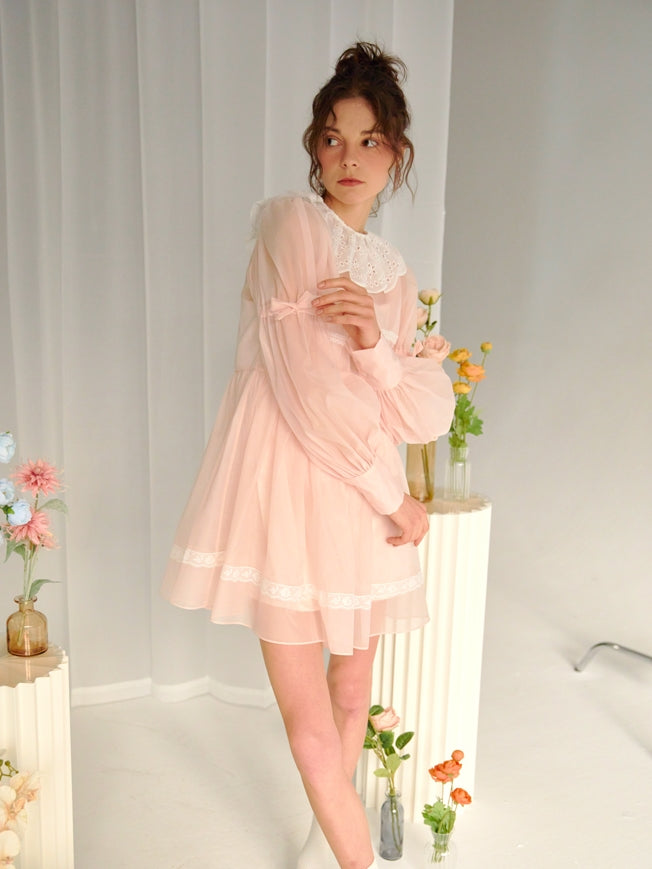 Pink Organza Dress