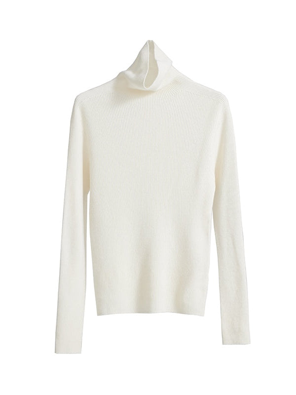 Pure Wool Turtleneck Sweater