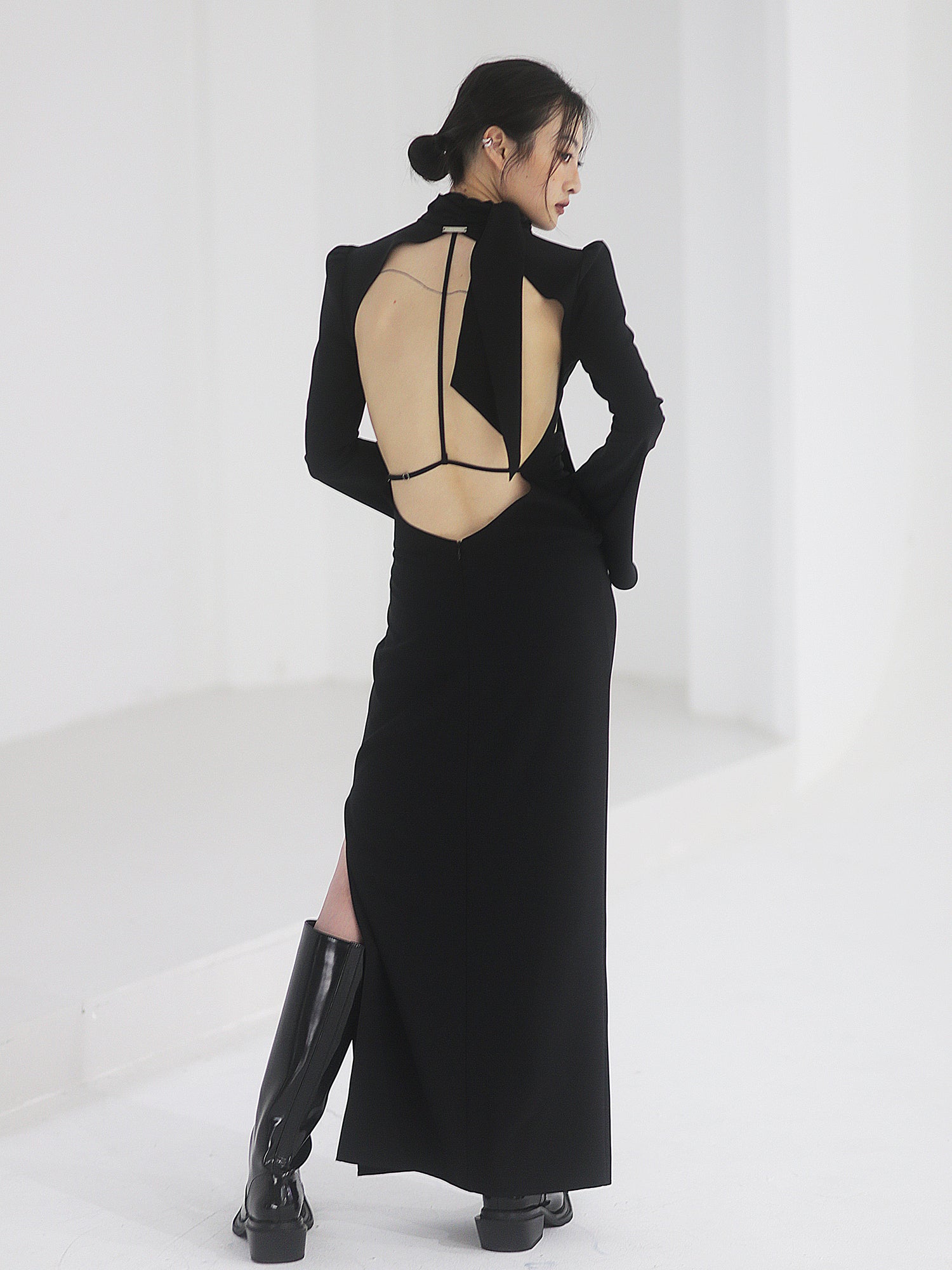 Backless Hollow Strap Dress